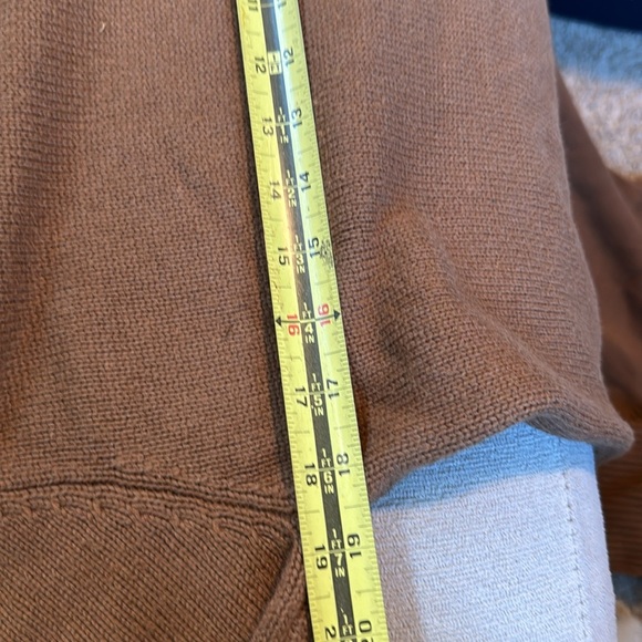 CAARA Turtleneck Sweater Dress tobacco color - Picture 15 of 16